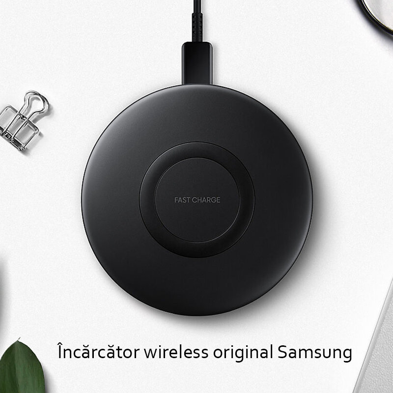 Incarcator Wireless Samsung Slim Pad EP-P1100BBEGWW - Negru