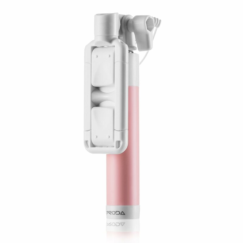 Suport Selfie cu Jack 3.5mm Remax Proda P6 - Roz