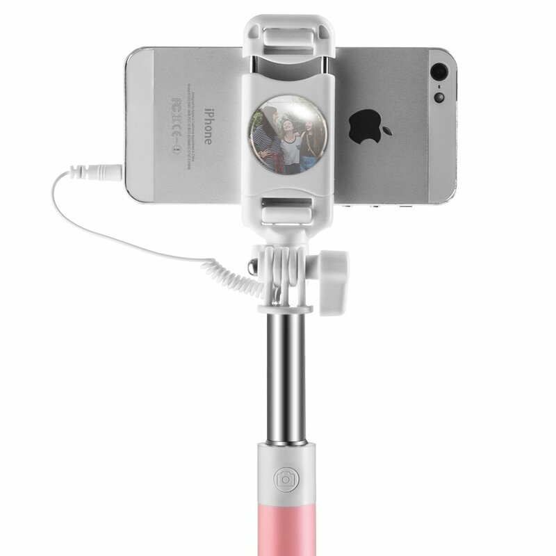 Suport Selfie cu Jack 3.5mm Remax Proda P6 - Roz