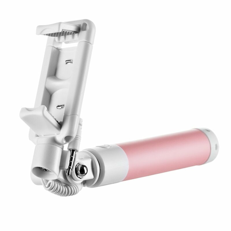 Suport Selfie cu Jack 3.5mm Remax Proda P6 - Roz