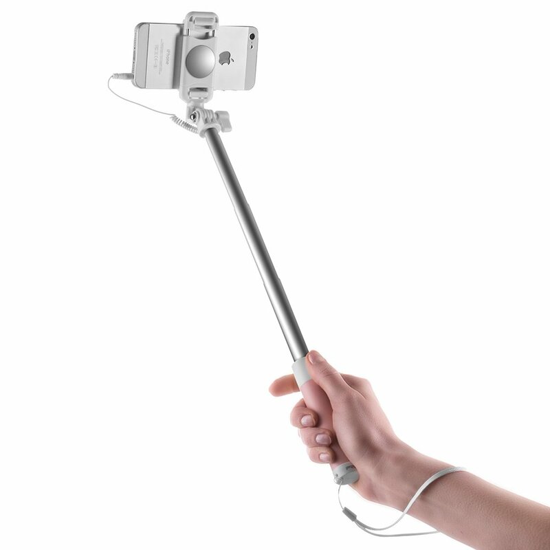 Suport Selfie cu Jack 3.5mm Remax Proda P6 - Roz