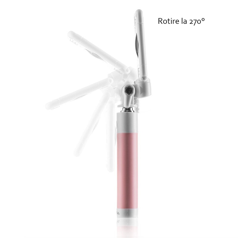 Suport Selfie cu Jack 3.5mm Remax Proda P6 - Roz