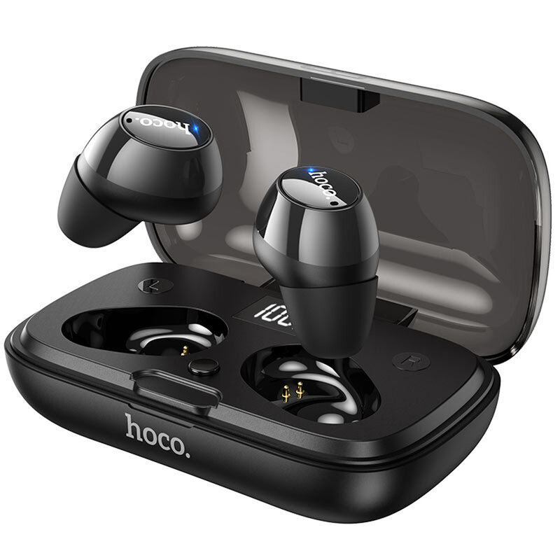 Casti wireless Hoco ES52, TWS earbuds, bluetooth, negru