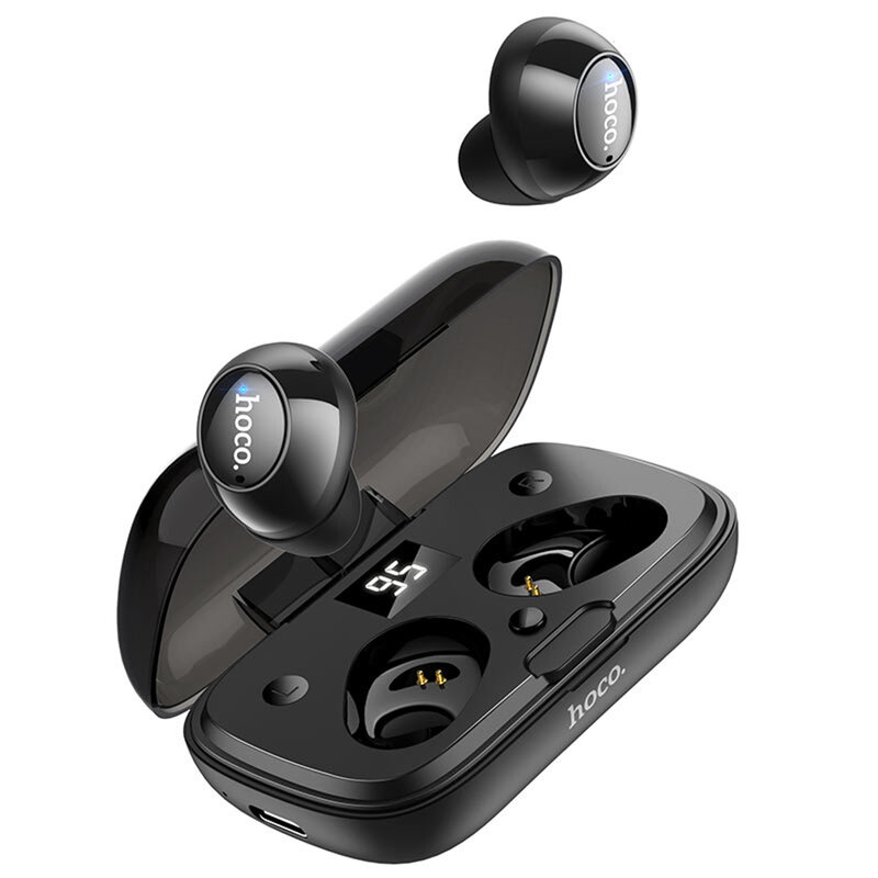 Casti wireless Hoco ES52, TWS earbuds, bluetooth, negru