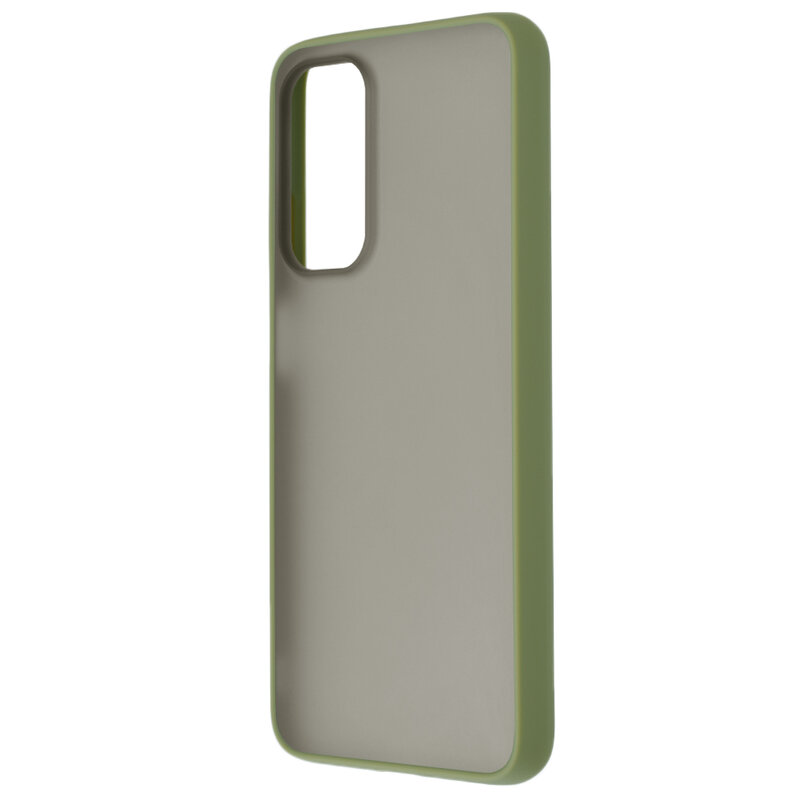 Husa Xiaomi Mi 10T Pro 5G Mobster Chroma Cu Butoane Si Margini Colorate - Verde Deschis