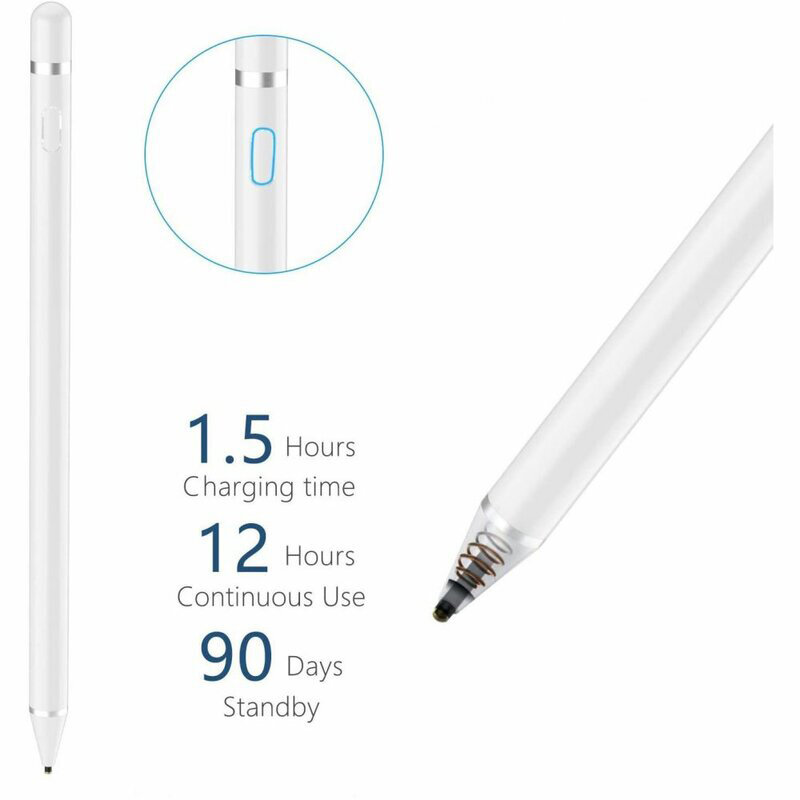 Stylus Pen Tech-Protect Active Touch Screen Capacitive Universal Pentru Android / iOS / Windows - White