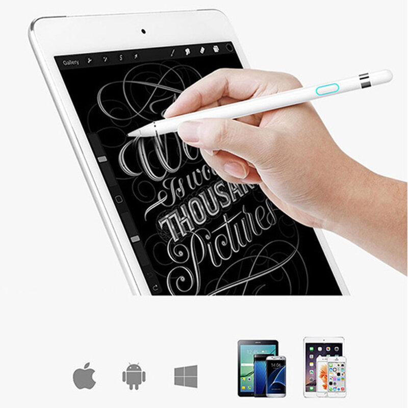 Stylus Pen Tech-Protect Active Touch Screen Capacitive Universal Pentru Android / iOS / Windows - White