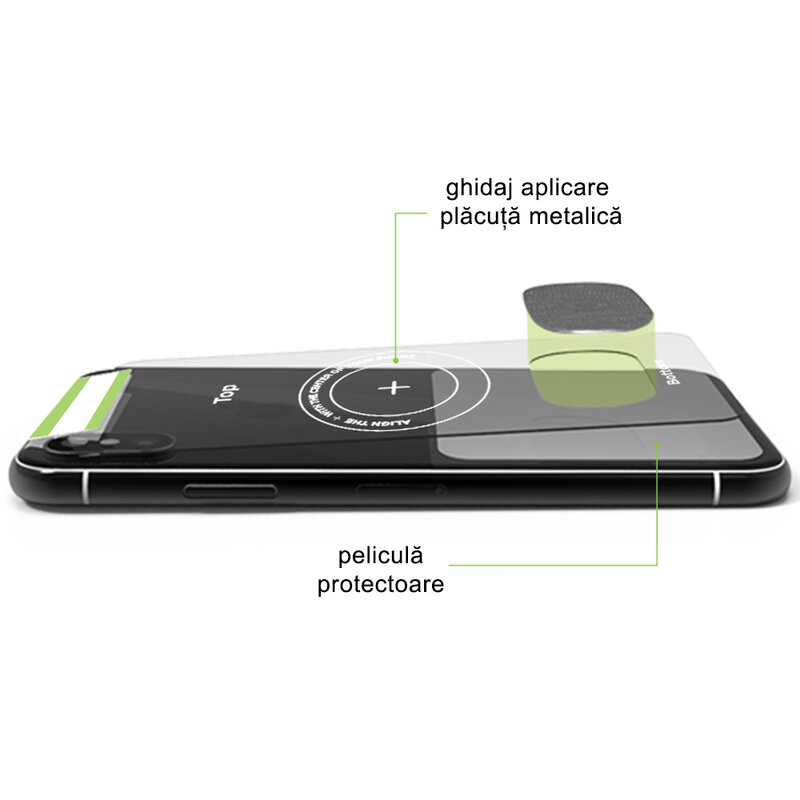 Suport telefon auto IOttie iTAP 2, incarcare wireless, negru