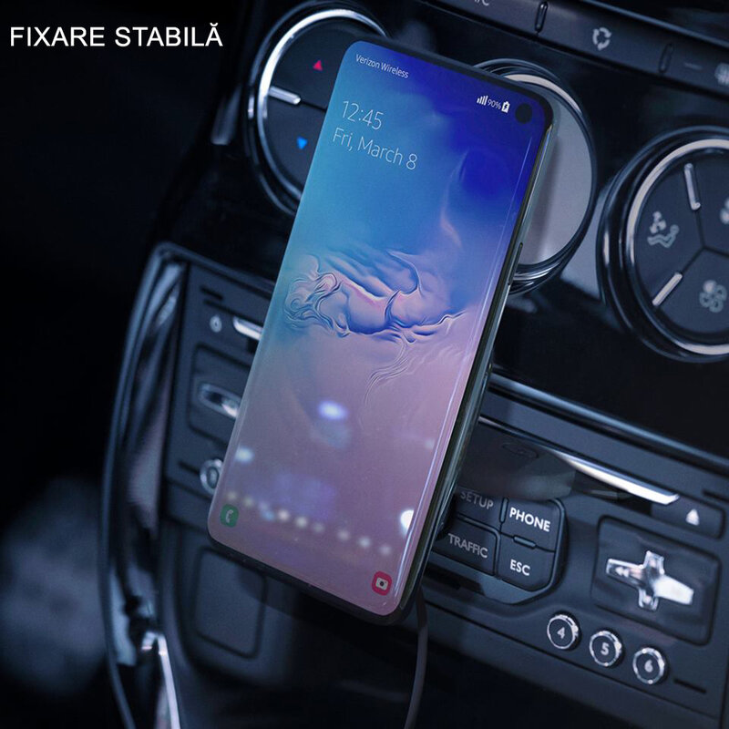 Suport telefon auto IOttie iTAP 2 CD slot, incarcare wireless, negru