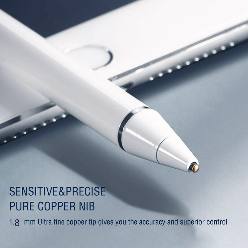 Stylus Pen Activ Superfine Nimb Smart, 2in1, 140 mAh + Cablu incarcare - K818 - Negru