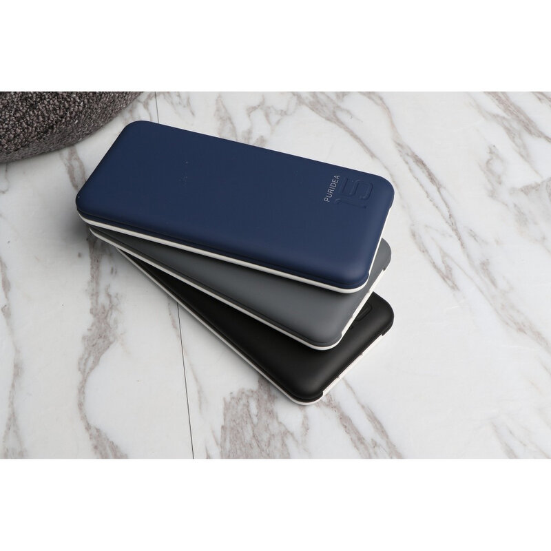 Acumulator extern 15000 mAh Puridea S3 2xUSB - Gri