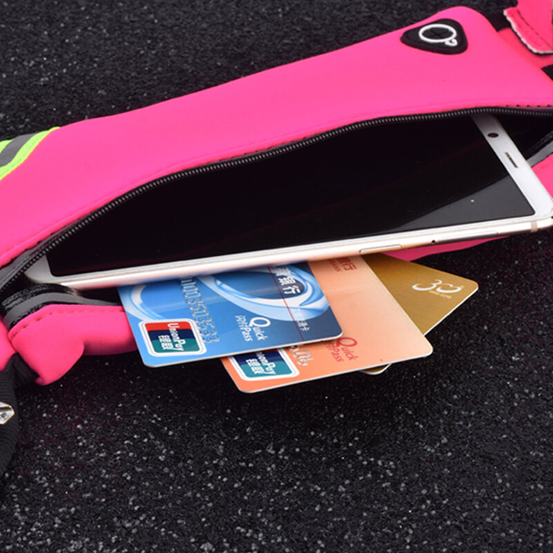 Borseta alergat impermeabila telefon cu suport sticla apa, gri