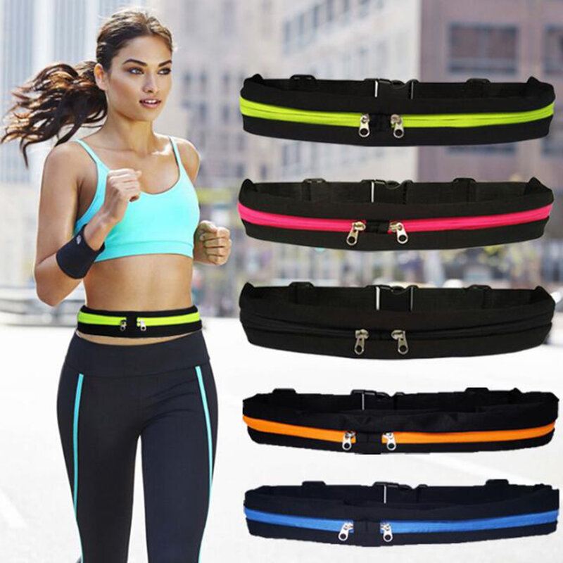 Husa Alergare Tip Curea Jogging Duble Pack Bag - Negru