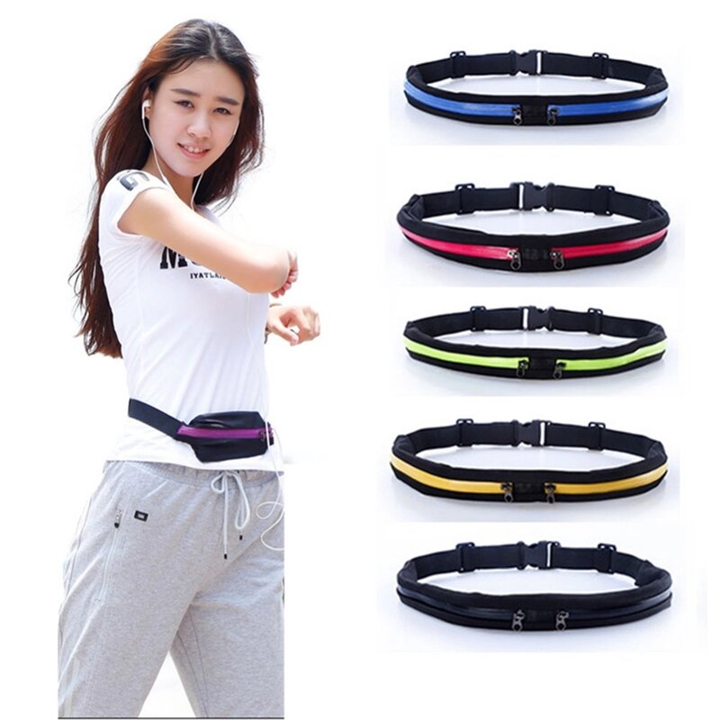 Husa Alergare Tip Curea Jogging Duble Pack Bag - Negru