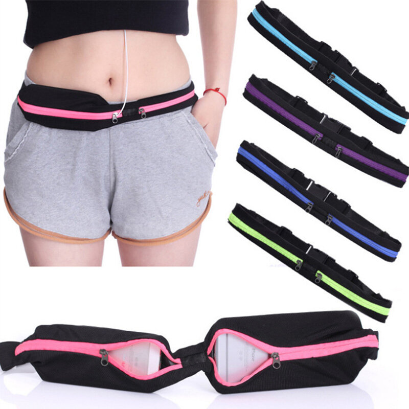 Husa Alergare Tip Curea Jogging Duble Pack Bag - Negru