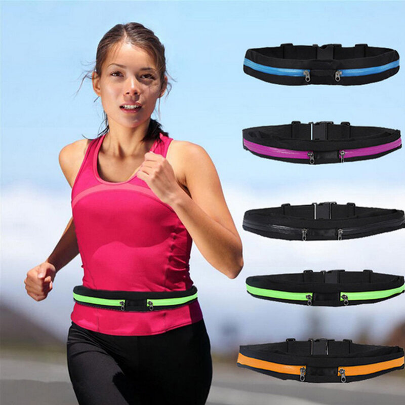 Husa Alergare Tip Curea Jogging Duble Pack Bag - Negru