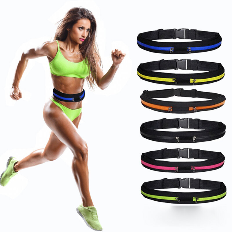 Husa Alergare Tip Curea Jogging Duble Pack Bag - Verde