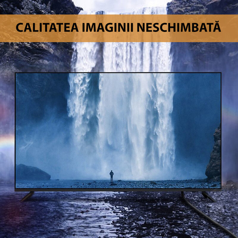 Cablu Video Digital Mobster HDMI La HDMI Cu Contacte Aurite Si Transmisie Full HD (1080P) / HD (720P) 1.5m - Negru