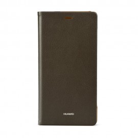 Husa Originala Huawei P8 Lite Flip Cover Brown