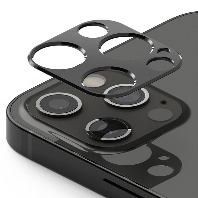 Protectie camera iPhone 12 Pro Ringke Camera Styling, gri