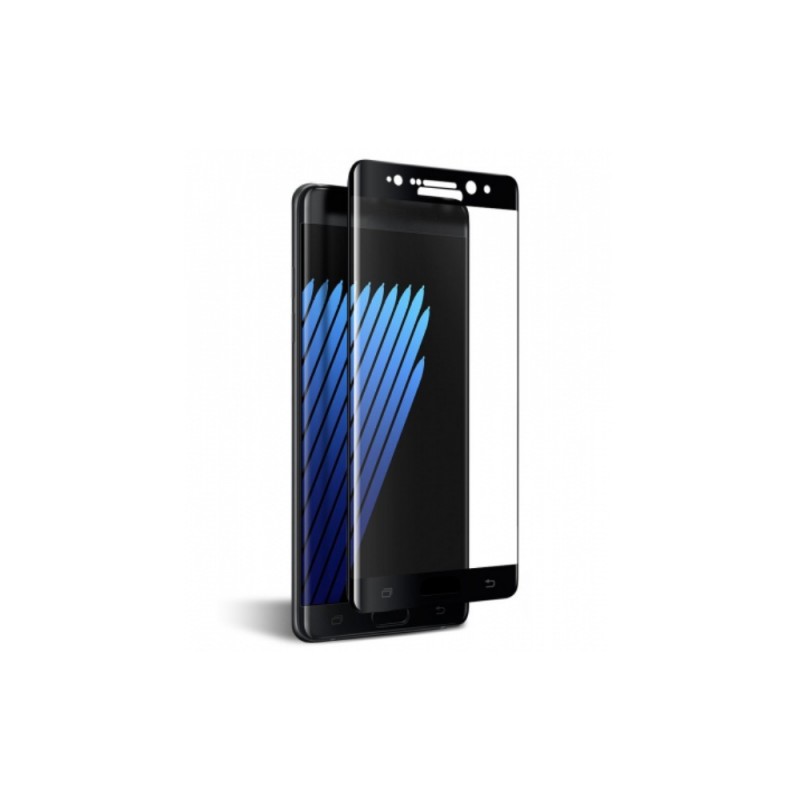 Sticla Flexibila Ecran Curbat Samsung Galaxy Note 7, N930 FullCover - Negru