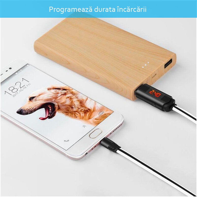 Cablu de date Lightning Hoco U29 1.2M 2.0A - Alb
