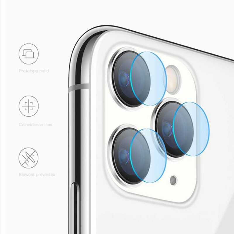 Folie Camera iPhone 11 Pro Max Mocolo Back Lens 9H - Clear