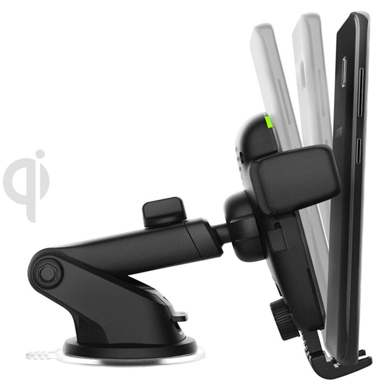 Suport telefon auto IOttie EOT wireless pentru bord, parbriz, negru