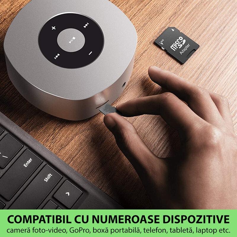 Card de memorie Imro Micro SDHC 4 GB Class 10 + Adaptor SD