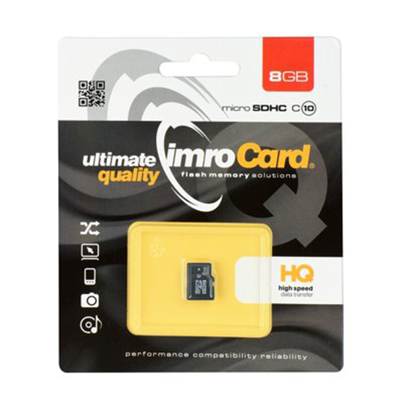 Card de memorie Imro Micro SDHC 8 GB Class 10