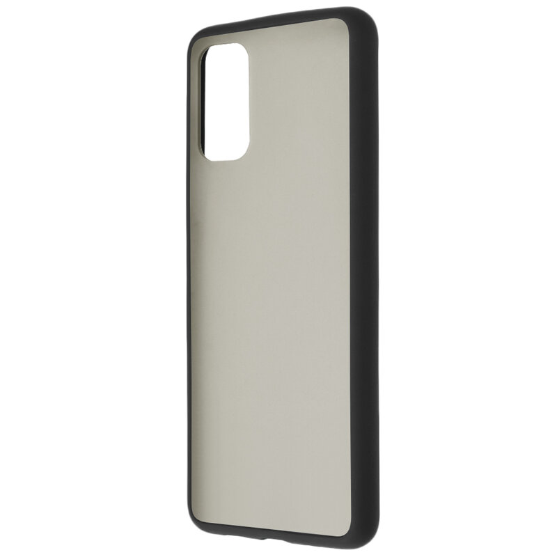 Husa Samsung Galaxy S20 Plus 5G Mobster Chroma Cu Butoane Si Margini Colorate - Negru