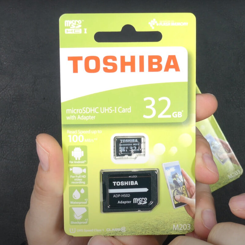 Card de memorie Toshiba Micro SDHC 16 GB UHS-I + Adaptor SD