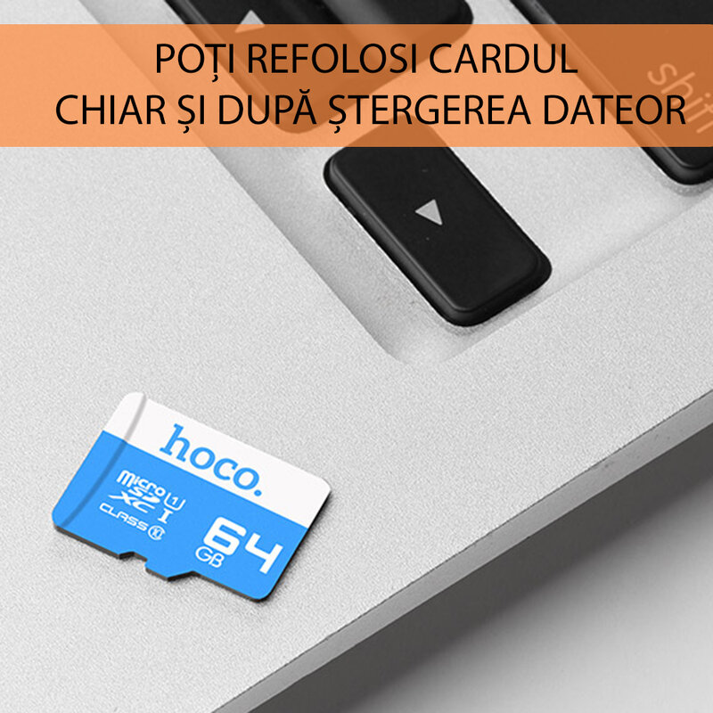 Card de memorie Clasa 10 Hoco Micro SDHC 16 GB