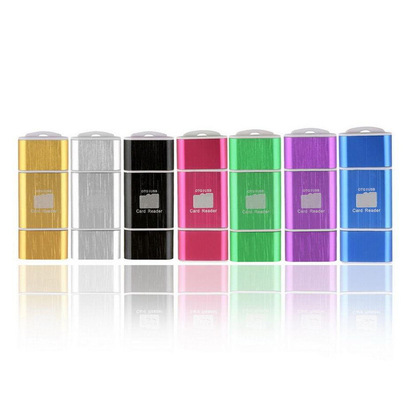 Card Reader OTG High-speed USB 2.0 + Micro-USB - CRM004 - Negru