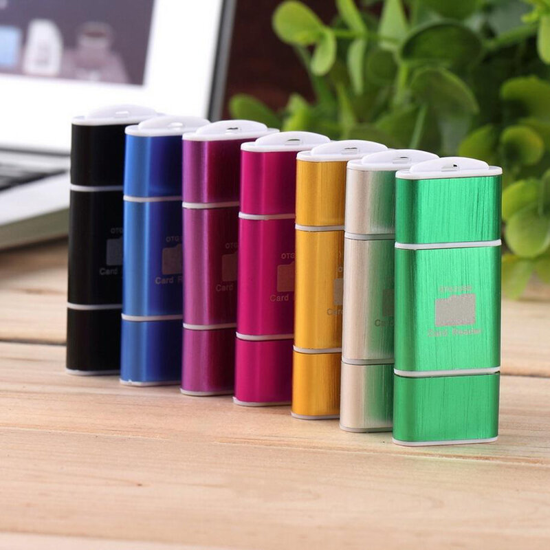 Card Reader OTG High-speed USB 2.0 + Micro-USB - CRM004 - Negru