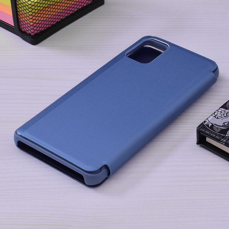 Husa Samsung Galaxy A71 Flip Standing Cover - Blue