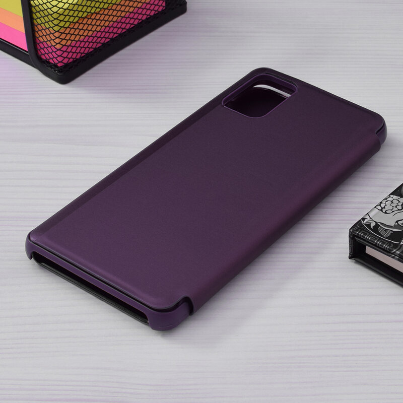 Husa Samsung Galaxy A71 5G Flip Standing Cover - Purple