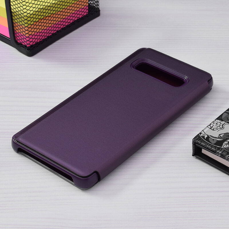 Husa Samsung Galaxy S10 Plus Flip Standing Cover - Purple