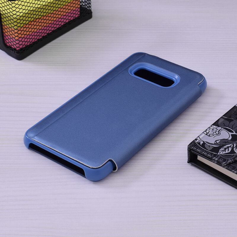 Husa Samsung Galaxy S10e Flip Standing Cover - Blue