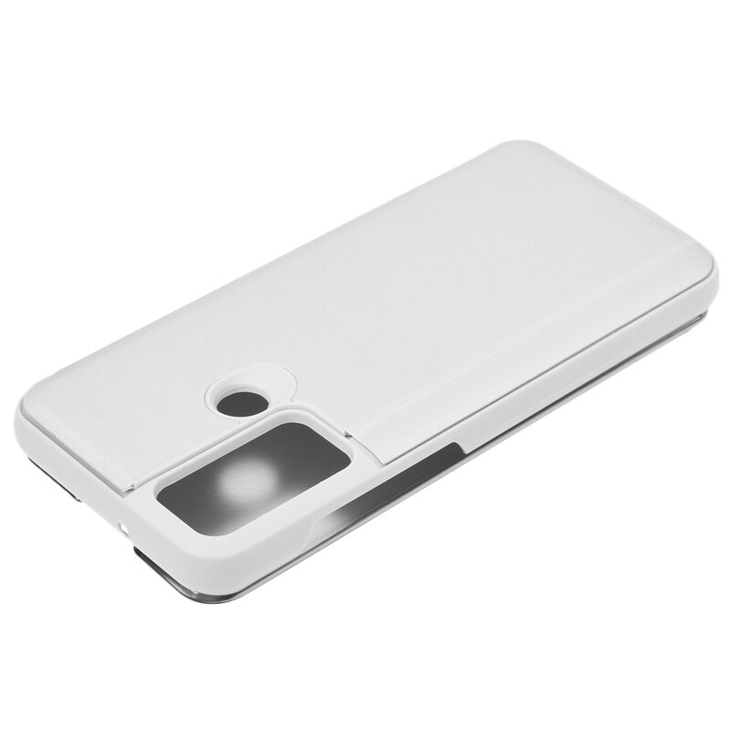 Husa Huawei Y6p Flip Standing Cover - Silver