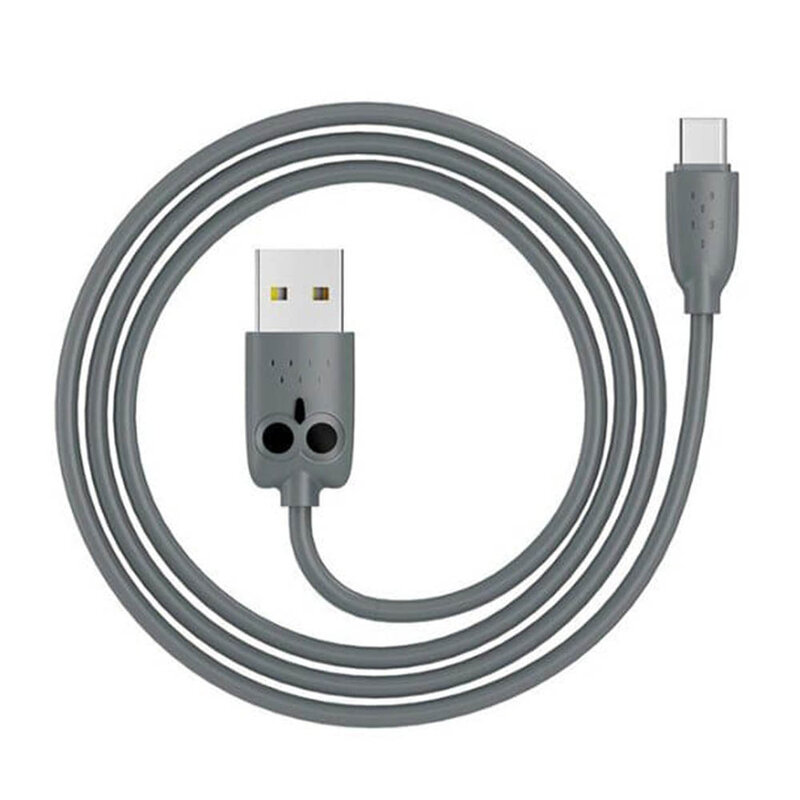 Cablu de date USB Type C Hoco OWL KX1 1M Lungime - Gri