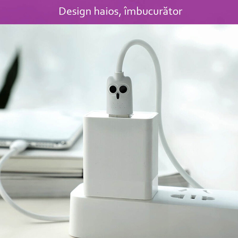 Cablu de date Micro USB Hoco OWL KX1 1M Lungime - Roz