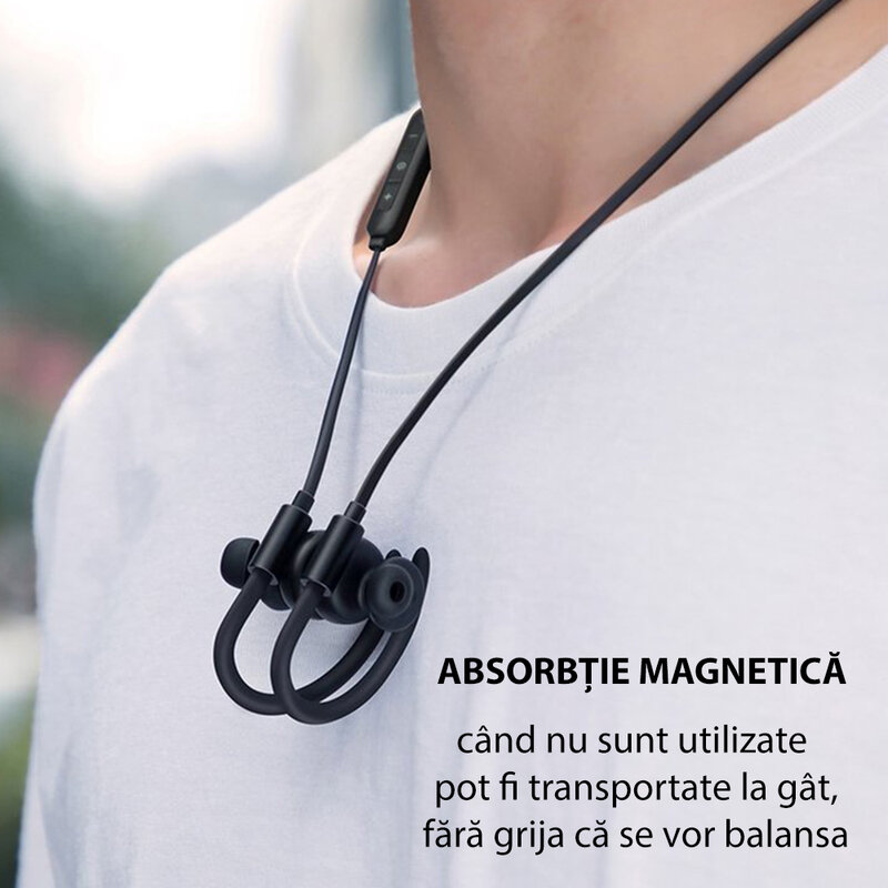 Casti In-Ear Wireless Baseus Encok Sports S17 Bluetooth 5.0 - NGS17-01 - Black