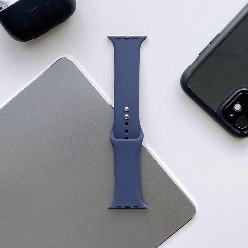 Curea Apple Watch 4 44mm Tech-Protect Iconband - Bleumarin
