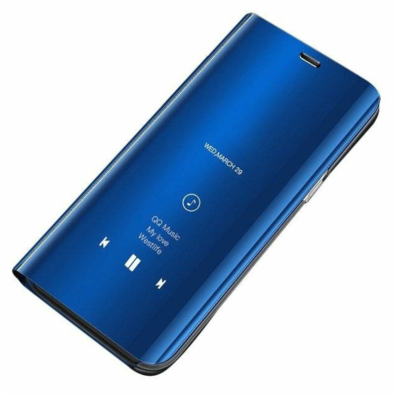 Husa Huawei Y7 Prime 2019 Flip Standing Cover - Albastru