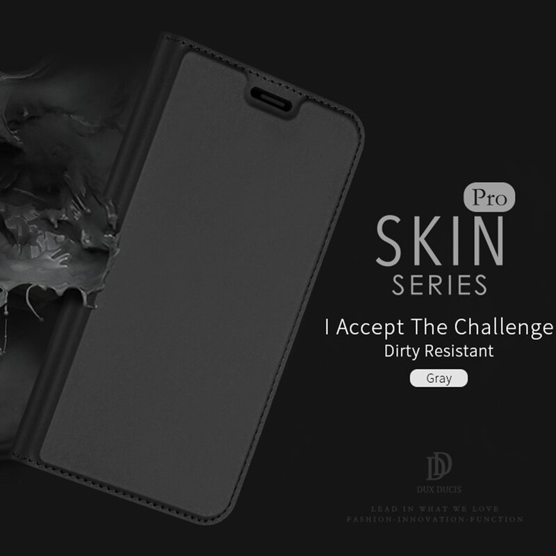Husa iPhone XS Max Dux Ducis Skin Pro, gri