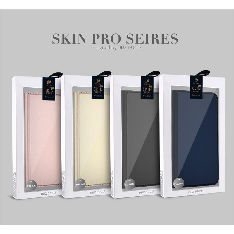 Husa iPhone XS Max Dux Ducis Skin Pro, gri