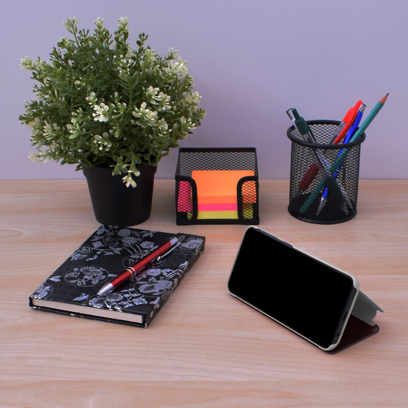 Husa OnePlus 8 Pro Flip Standing Cover - Silver