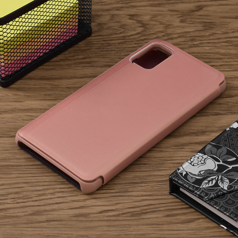 Husa Samsung Galaxy A41 Flip Standing Cover - Pink