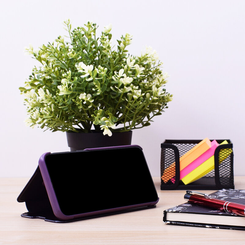 Husa Samsung Galaxy A41 Flip Standing Cover - Purple